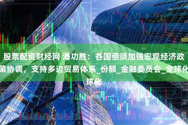 股票配资财经网 潘功胜：各国亟须加强宏观经济政策协调，支持多边贸易体系_份额_金融委员会_全球化